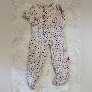 Magnetic Me Multicolor Heart Print Kids Footie